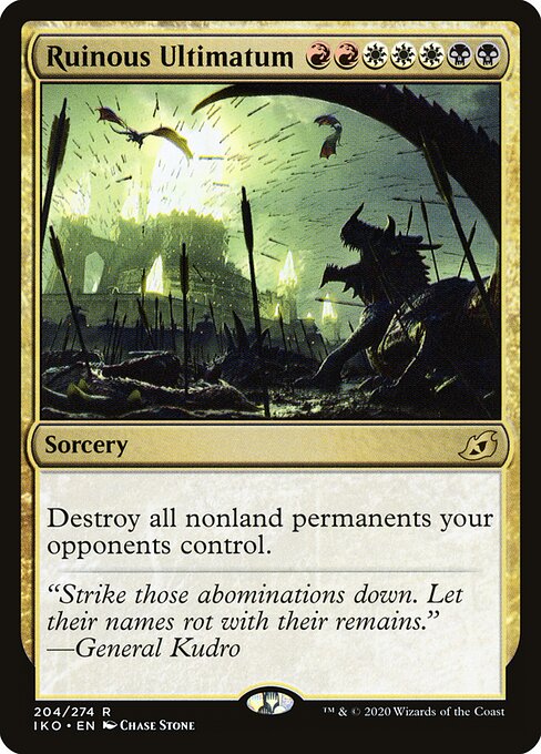 Carta Magic Ruinous Ultimatum