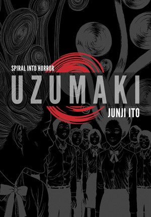 Capa oficial da edição de Uzumaki, por Junji Ito